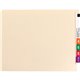 Smead Straight Tab Cut Letter Recycled Fastener Folder - 8 1/2" x 11" - 2 x 2B Fastener(s) - End Tab Location - 1 Divider(s) - M
