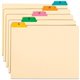 Smead Filing Guides with Alphabetic Indexing - 25 Printed Assorted Tab(s) - Character - A-Z - 25 Tab(s)/Set - Letter - Yellow Ma
