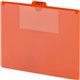 Smead 2-Pocket Out Guides - Printed Center Tab(s) - Message - OUT - 0.50" Tab Height - Letter - Bright Red Poly Tab(s) - 50 / Bo