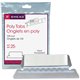 Smead Poly Tabs - 5 Tab(s)/Set x 2.25" Tab Width - Clear Vinyl Tab - 25 / Pack