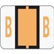 Smead BCCR Bar-Style Color-Coded Labels - "Alphabet" - 1 1/4" Width x 1" Length - Light Orange - 500 / Roll - 500 / Roll