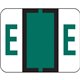 Smead BCCR Bar-Style Color-Coded Labels - "Alphabet" - 1 1/4" Width x 1" Length - Dark Green - 500 / Roll - 500 / Roll