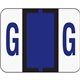 Smead BCCR Bar-Style Color-Coded Labels - "Alphabet" - 1 1/4" Width x 1" Length - Violet - 500 / Roll - 500 / Roll