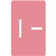 Smead AlphaZ ACCS Color-Coded Labels - "I" - 1" Width x 1 5/8" Length - Pink - 10 / Sheet - 100 / Pack