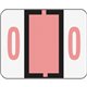 Smead BCCRN Bar-Style Color-Coded Labels - "Number" - 1 1/4" Width x 1" Length - Pink - 500 / Roll