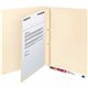 Smead Self-Adhesive Folder Dividers with Twin-Prong Fastener - For Letter 8 1/2" x 11" Sheet - Manila - Manila - 100 / Box