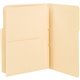 Smead Self-Adhesive Folder Dividers with Pockets - For Letter 8 1/2" x 11" Sheet - Manila - Manila - 25 / Pack