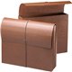 Smead Letter Recycled File Wallet - 8 1/2" x 11" - 3 1/2" Expansion - Redrope - Redrope - 30% Recycled - 1 Each