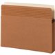 Smead Easy Grip Straight Tab Cut Letter Recycled File Pocket - 8 1/2" x 11" - 3 1/2" Expansion - Redrope - Redrope - 30% Recycle