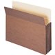 Smead Straight Tab Cut Letter Recycled File Pocket - 8 1/2" x 11" - 3 1/2" Expansion - Top Tab Location - Redrope, Kraft - Redro