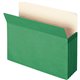 Smead Straight Tab Cut Letter Recycled File Pocket - 8 1/2" x 11" - 3 1/2" Expansion - Top Tab Location - Card Stock - Green - 1