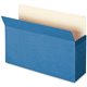 Smead Colored File Pockets - Legal - 8 1/2" x 14" Sheet Size - 5 1/4" Expansion - Top Tab Location - 9 pt. Folder Thickness - Bl