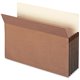 Smead Straight Tab Cut Legal File Pocket - Legal - 8 1/2" x 14" Sheet Size - 5 1/4" Expansion - Redrope - Kraft - Recycled - 50 