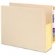 Smead End Tab File Pocket, Reinforced Straight-Cut Tab, 5-1/4" Expansion, Fully-Lined Gusset, Letter Size, Manila, 10 per Box (7