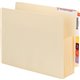 Smead Letter Recycled File Pocket - 8 1/2" x 11" - 5 1/4" Expansion - Manila - Manila - 10% Recycled - 10 / Box