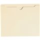 Smead Straight Tab Cut Letter Recycled File Jacket - 8 1/2" x 11" - Manila - 10% Recycled - 100 / Box