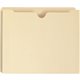 Smead Straight Tab Cut Letter Recycled File Jacket - 8 1/2" x 11" - 2" Expansion - Manila - 10% Recycled - 50 / Box