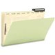 Smead 2/5 Tab Cut Legal Recycled Top Tab File Folder - 8 1/2" x 14" - 1" Expansion - 1 x 2K Fastener(s) - 2" Fastener Capacity f