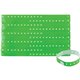 Advantus Colored Vinyl Wristbands - 100 / Pack - 0" Height x 0.6" Width x 9.8" Length - Green - Vinyl