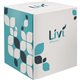 Livi VPG Facial Tissues - 2 Ply - White - Virgin Fiber - Embossed, Absorbent - For Business, Restaurant, Hotel - 90 Per Box - 36
