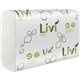 Livi VPG MultiFold Towel - 1 Ply - Multifold - 9.06" x 9.45" - White - Virgin Fiber, Paper - Eco-friendly, Soft, Embossed - For 