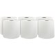Livi Solaris Paper Hardwound Paper Towels - 1 Ply - 8" x 800 ft - White - Virgin Fiber - Embossed, Absorbent, Durable - For Hand