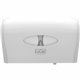 LoCor Side-By-Side Bath Tissue Dispense - 300 x Sheet - 5.2" Height x 14.9" Width x 9.1" Depth - White - 1 Each