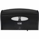 LoCor Jumbo Twin Bath Tissue Dispenser - Roll Dispenser - 12.3" Height x 20.3" Width x 5.2" Depth - Plastic - Stainless Steel - 
