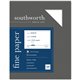 Southworth Laser Paper - White - Letter - 8 1/2" x 11" - 24 lb Basis Weight - Extra Smooth - 500 / Box - Acid-free, Watermarked,