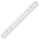 Sparco 12" Standard Metric Ruler - 12" Length 1.3" Width - 1/16 Graduations - Metric, Imperial Measuring System - Plastic - 1 Ea