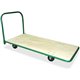 Sparco Heavy-Duty Platform Truck - Tubular Handle - 1400 lb Capacity - Steel - x 30" Width x 60" Depth x 32" Height - Green - 1 
