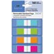 Sparco Pop-Up Dispenser Page Flags - 140 x Assorted - 0.50" - Assorted - Cellophane - Self-adhesive, Repositionable, Removable, 