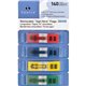Sparco "Sign Here" Preprinted Self-stick Flags - 0.50" x 1.75" - Rectangle - "SIGN HERE" - Assorted - Removable, Self-adhesive -