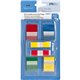 Sparco Removable Flags Combo Pack - 1" , 0.50" - Rectangle - Assorted - Self-adhesive - 270 / Pack