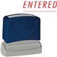 Sparco ENTERED Red Title Stamp - Message Stamp - "ENTERED" - 1.75" Impression Width x 0.62" Impression Length - Red - 1 Each