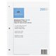 Sparco Notebook Filler Paper - Letter - 200 Sheets - Ruled Red Margin - 16 lb Basis Weight - Letter - 8 1/2" x 11" - White Paper