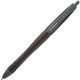 So-Mine Serve Berry Quick Dry Retract Gel Ink Pen - Medium Pen Point - 0.7 mm Pen Point Size - Retractable - Black Gel-based Ink