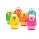 So-Mine Serve E-Bot Eraser & Sharpener - 2 Hole(s) - Plastic - Multicolor - 1 Each