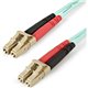 StarTech.com 1m (3ft) LC/UPC to LC/UPC OM4 Multimode Fiber Optic Cable, 50/125&microm LOMMF/VCSEL Zipcord Fiber, 100G, LSZH Fibe