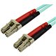 StarTech.com 15m (50ft) LC/UPC to LC/UPC OM3 Multimode Fiber Optic Cable, Full Duplex Zipcord Fiber, 100Gbps, LOMMF, LSZH Fiber 