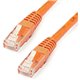 StarTech.com 15ft CAT6 Ethernet Cable - Orange Molded Gigabit - 100W PoE UTP 650MHz - Category 6 Patch Cord UL Certified Wiring/
