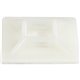 StarTech.com 100 Pack Cable Tie Mounts with Adhesive Tape for 0.21in (5.5mm) Wide Ties - Nylon/Plastic Zip Tie Mounts - 94V-2 Fi