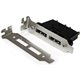 StarTech.com 2 Port Low Profile SATA to eSATA Plate Adapter - F/M - Add two eSATA ports to your PC, extended from internal Seria