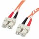 StarTech.com 2m Fiber Optic Cable - Multimode Duplex 62.5/125 - LSZH - SC/SC - OM1 - SC to SC Fiber Patch Cable - Connect fiber 