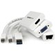 StarTech.com Macbook Air Accessories Kit - MDP to VGA / HDMI and USB 3.0 Gigabit Ethernet Adapter - Connect your MacBook Air to 