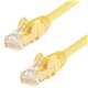 StarTech.com 30ft CAT6 Ethernet Cable - Yellow Snagless Gigabit - 100W PoE UTP 650MHz Category 6 Patch Cord UL Certified Wiring/