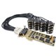 StarTech.com 16 Port PCI Express Serial Card - Low-Profile - High-Speed PCIe Serial Card with 16 DB9 RS232 Ports - Add 16 RS232 
