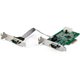 StarTech.com 2-port PCI Express RS232 Serial Adapter Card - PCIe Serial DB9 Controller Card 16950 UART - Low Profile - Windows a