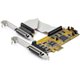 StarTech.com 8-Port PCI Express RS232 Serial Adapter Card -PCIe to Serial DB9 Controller 16C1050 UART - Low Profile - 15kV ESD -