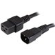 StarTech.com 3 ft Heavy Duty 14 AWG Computer Power Cord - C14 to C19 - Connect a high-powered server to a power distribution uni